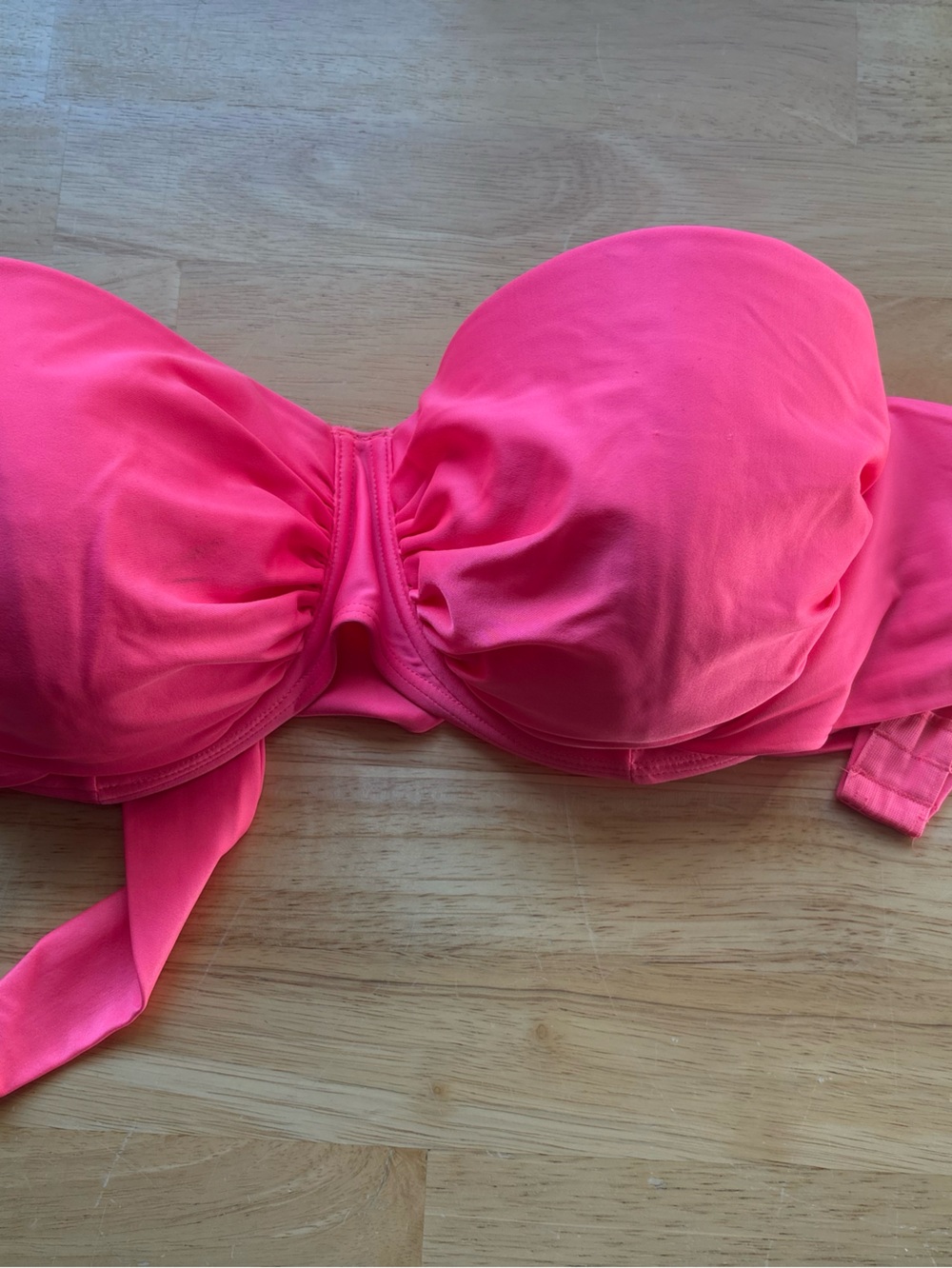 smart & sexy Hot Pink Bandeau Bikini Top